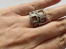 Silberring 925er Sterling Silber Silberschmuck -