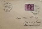 Österreich, Drittes Reich Deutschland Briefumschlag 2. Weltkrieg Wien, Unser Führer bannt den Bolschewismus, 24+76 Pfennig -