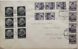 Österreich, Drittes Reich Deutschland Briefumschlag 2. Weltkrieg 10 Wien 76, 1 Pfennig, Burgenland 1 Groschen -