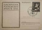 Drittes Reich Deutschland AK Ansichtskarte Propaganda 2. Weltkrieg Postkarte, Gansache, Europäischer Postkongress Wien 1942 -