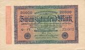 Deutsches Reich,Weimarer Republik 20000 Mark Reichsbanknote Geldschein Banknote KN 6 Stellig -