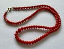 Kleine Korallenkette Länge ca. 40 cm Antik Schmuck -