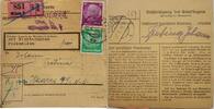 Österreich, Drittes Reich Deutschland Paketkarte 2. Weltkrieg Wien, Hadres -