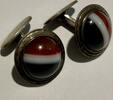 Antike Manschettenknöpfe 800er Silber Silberschmuck -