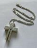 Silberkette mit Kreuz Anhänger 925er Sterling Silber -
