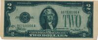 3. Reich, Tunesien, 2. Weltkrieg 2 Dollars, Passierschein Propaganda -