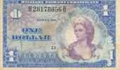 USA - Vereinigte Staaten v. Amerika $ 1 Dollar Serie 661 Military Payment Certificate -