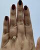 Kupferfarbener Silberring 925er Sterling Silber -