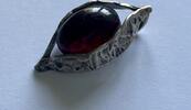 Silber Anhänger mit Bernstein 925er Sterling Silber Silberschmuck -