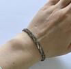 Silberarmband bicolor 925er Sterling Silber Silberschmuck -