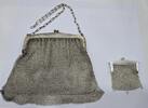 Deutschland Deutsche Reichsbahn Jugendstil, Alpacca Tasche Handtasche Theatertasche Geldbörse, 2 teilig -
