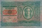 Österreich 100 Kronen mit Aufdruck DEUTSCHÖSTERREICH -