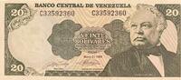 Venezuela 20 Bolivares Banknote Geldschein -