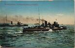 Deutschland AK Ansichtskarte, Postkarte, Propaganda Wilhelmshaven, Manövrierende Hochseetorpedoboot-Flottille -