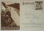 Deutschland, Drittes Reich, 2. Weltkrieg AK Ganzsache, Postkarte, Propaganda Neuruppin, Erster Spatenstich, 1000 Km Autobahn Fertig -