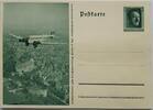 Deutschland, Drittes Reich, 2. Weltkrieg AK Ansichtskarte, Ganzsache, Propaganda Feldpostkarte zur Reichsparteitag, Flugzeug -