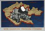 Deutschland, Drittes Reich, 2. Weltkrieg AK Ansichtskarte, Ganzsache, Propaganda Postkarte, Wir Danken Unserm Führer -