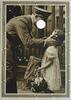 Deutschland, Drittes Reich, 2. Weltkrieg AK Ansichtskarte, Ganzsache, Propaganda Postkarte, Hitler mit Mädchen -