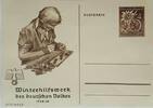 Deutschland, Drittes Reich, 2. Weltkrieg AK Propaganda, Postkarte, Ganzsache Winterhilfswerk des Deutschen Volkes Dezember, 6+4 Pfg -