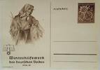 Deutschland, Drittes Reich, 2. Weltkrieg AK Propaganda, Postkarte, Ganzsache Winterhilfswerk des Deutschen Volkes Oktober, 6+4 Pfg -