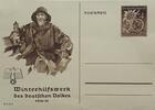 Deutschland, Drittes Reich, 2. Weltkrieg AK Propaganda, Postkarte, Ganzsache Winterhilfswerk des Deutschen Volkes März, 6+4 Pfg -