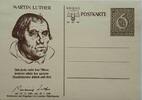 Deutschland, Drittes Reich, 2. Weltkrieg AK Propaganda, Postkarte, Ganzsache Winterhilfswerk, Martin Luther mit 6+4 Pfg -