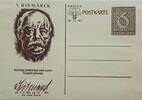 Deutschland, Drittes Reich, 2. Weltkrieg AK Propaganda, Postkarte, Ganzsache Winterhilfswerk, Von Bismarck mit 6+4 Pfg -