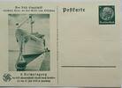 Deutschland, Drittes Reich, 2. Weltkrieg AK Propaganda, Postkarte, Ganzsache Das Kdf. Flaggschiff Robert Ley an der Mole von Lissabon, 5. Reichstagung -