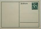 Deutschland, Drittes Reich, 2. Weltkrieg AK Ansichtskarte, Ganzsache, Propaganda Postkarte 6 Pfg 4 Pfg -