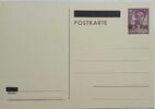 Luxembourg AK Ansichtskarte, Ganzsache Postkarte mit Wertänderung, 5 Rpf -