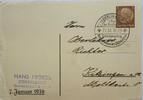 Deutschland, Drittes Reich AK Ansichtskarte, Postkarte, Ganzsache Propaganda, Berlin W62, 1. Tag der Briefmarke, Gründungs Tag -