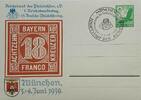 Deutschland, Drittes Reich, 2. Weltkrieg AK Ansichtskarte, Ganzsache, Propaganda Postkarte 4. Reichsbundestag der Philatelisten, München 1939 -
