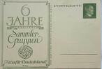 Deutschland, Drittes Reich, 2. Weltkrieg AK Ansichtskarte, Ganzsache, Propaganda Postkarte, 6 Jahre Sammlergruppen, Alles für Deutschland 5 Pfg -