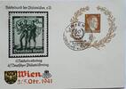 Deutschland, Drittes Reich, 2. Weltkrieg AK Ansichtskarte, Ganzsache, Propaganda Postkarte 6. Reichsbundestag, 47. Deutscher Philatelistentag, Wien 1941 -