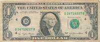USA - Vereinigte Staaten v. Amerika $ 1 Dollar Banknote -