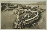 Deutschland, Drittes Reich, 2. Weltkrieg AK Ansichtskarte, Postkarte Lindau Bodensee Hafenmole u. Segelclubhaus, Die Ferieninsel, 6 Pfg -