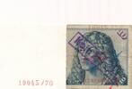 Deutschland BRD 10 Mark, offiziell entwertet Banknote, Stempel:Kein Ersatz, Nicht größer als die Hälfte -