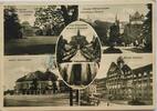 Deutschland, Drittes Reich, 2. Weltkrieg AK Ansichtskarte, Postkarte von Kassel nach Hamburg, Wilhelmshöhe Schloss,Löwenburg u. Herkules -