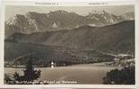 Deutschland, Drittes Reich, 2. Weltkrieg AK Ansichtskarte, Postkarte von Berchtesgaden nach Salzburg, Dorf Walchensee u. Klösterl mit Wetterstein -
