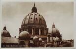 Deutschland, Drittes Reich, Italien AK Ansichtskarte, Postkarte Solingen, ROMA-CUPOLE DI SAN PIETRO, ROM-KUPPELN DES ST. PETER -