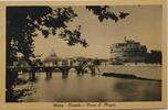 Deutschland, Drittes Reich, Italien AK Ansichtskarte, Postkarte Solingen, Roma Castello e Ponte S. Angelo. Römische Burg und Ponte S. -
