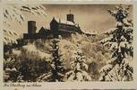 Deutschland, Drittes Reich, 2. Weltkrieg AK Ansichtskarte, Postkarte von Eisenach nach Bielefeld, Die Wartburg im Schnee -