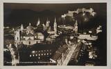Deutschland, Drittes Reich, 2. Weltkrieg AK Ansichtskarte, Postkarte Salzburg die Festspielstadt im Scheinwerferlicht No. 25961 -