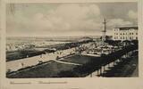 Deutschland, Drittes Reich, 2. Weltkrieg AK Ansichtskarte, Postkarte von Warnemündenach Demmin, Strandpromenade -