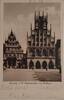 Deutschland, Drittes Reich, 2. Weltkrieg AK Ansichtskarte, Postkarte von Münster Westfalen nach Rottenburg, Stadtweinhaus mit Rathaus -