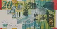 Israel 20 Neue Shekel Banknote -