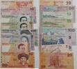 Kirgisistan 1, 5, 2*10, 2*20, 50, 100 Som Banknoten 8 Stück lot -