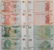 Kongo 3*10, 20 Francs 4* Banknoten lot -