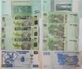 Kongo 2*500, 3* 1000 Francs 5x Banknoten Lot -