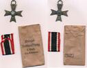 3. Reich, Deutschland, Wehrmacht 2. Weltkrieg Militaria Abzeichen Kriegsverdienstkreuz 2. Klasse ohne Schwerter, 2. Klasse, org. Verleihungstüte -